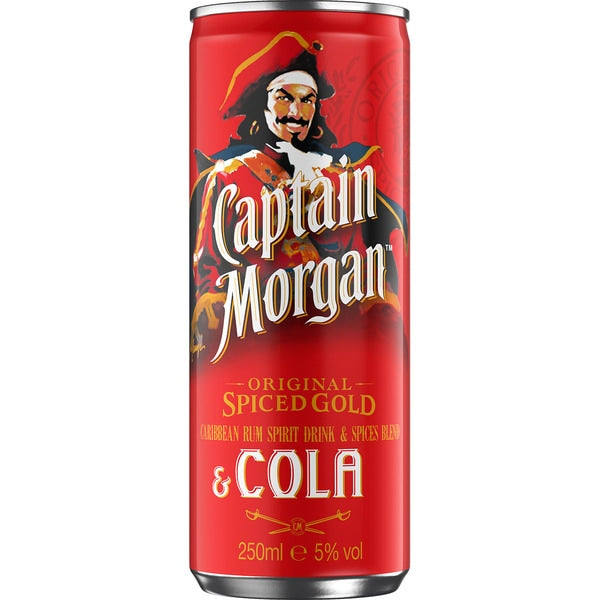 Captain Morgan & Cola Can 50cl