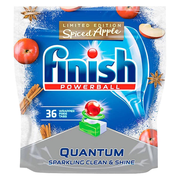 Finish Quantum Spiced Apple Limited Edition Dishwasher Tablets (36)