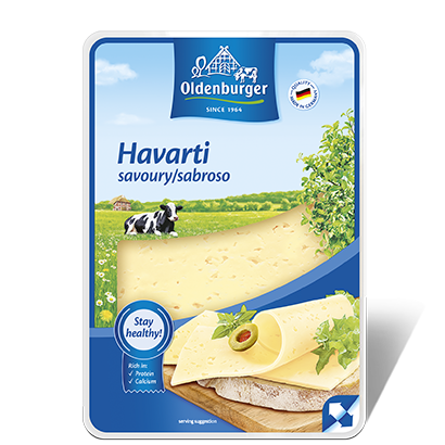 Oldenburg Havarti Sandwich Cheese Slices 200g