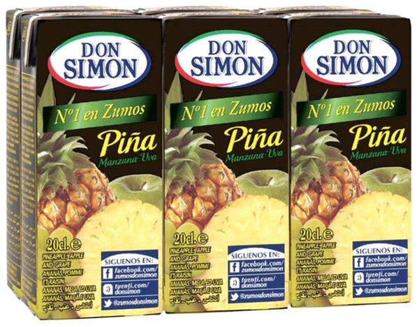 Don Simon Pineapple Juice 6 x 200ml