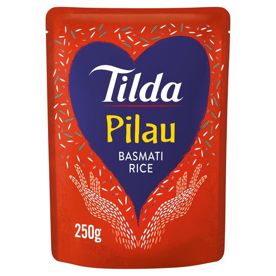 Tilda Pilau Steamed Basmati Rice 250g