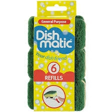 DISHMATIC GENERAL PURPOSE REFILLS 6PK