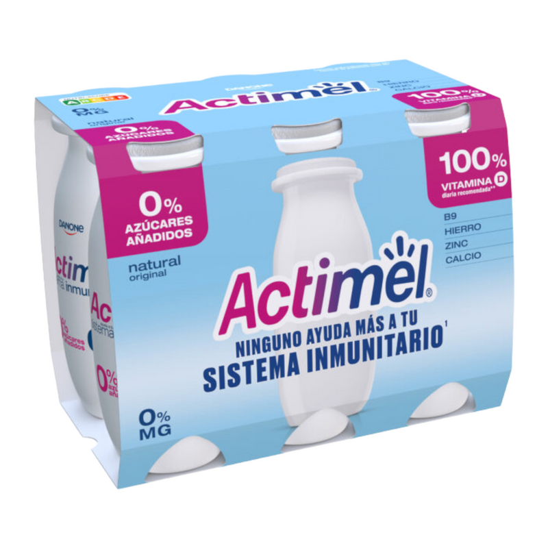 Actimel Zero Natural 6Pk