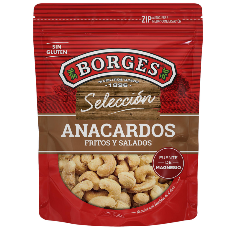 TOASTED SALTED CASHEW BORGES  80g