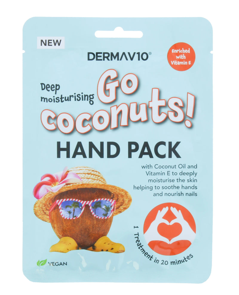 Derma V10 Hand Pack Go Coconuts