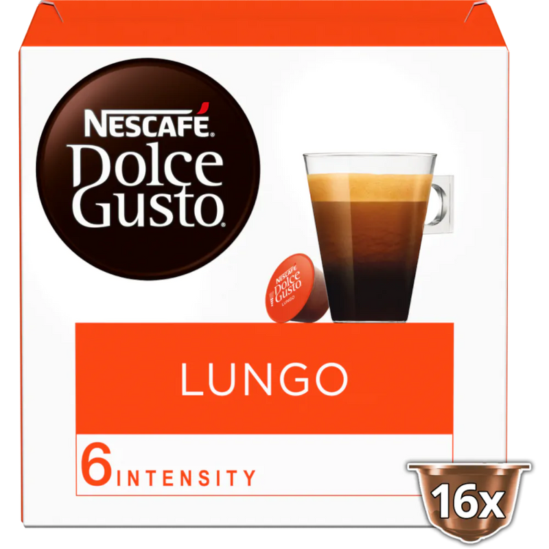 DECAF COFFEE GUSTO LUNGO 16 CAP