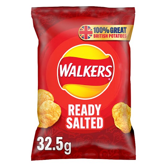 Walkers Ready Salted Crisps 325g (Single packet)