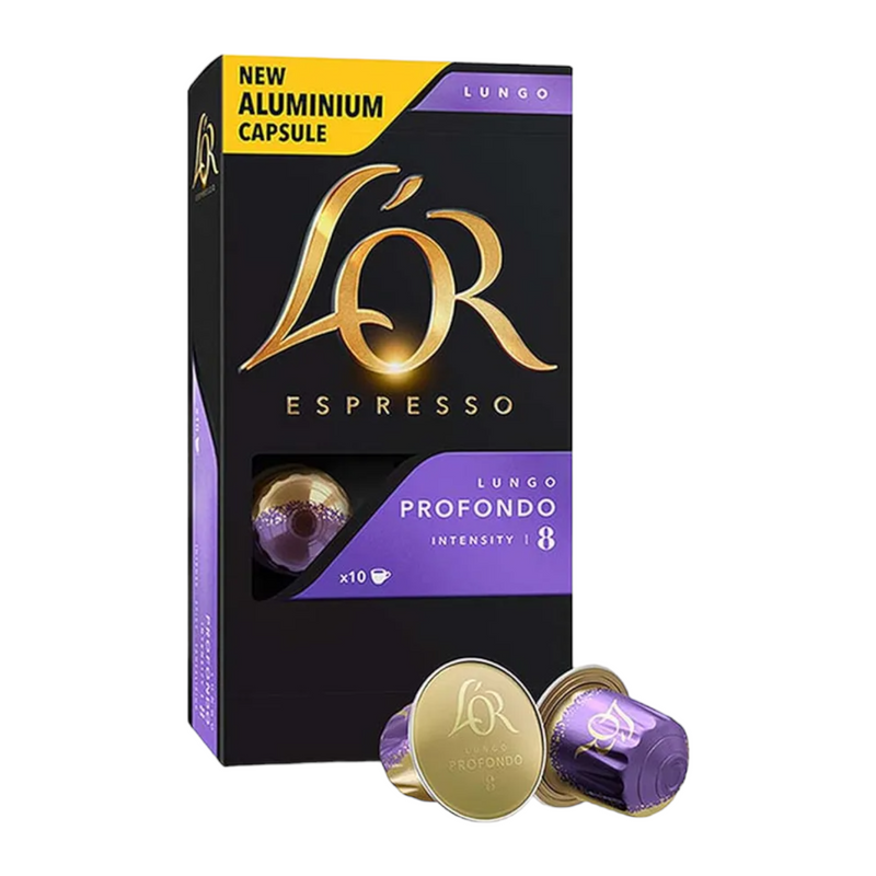 L'Or Nespresso Pods - Lungo Profondo - Intensity 8