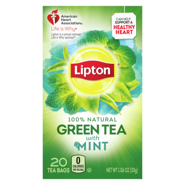 GREEN TEA WITH MINT 20 BAGS LIPTON