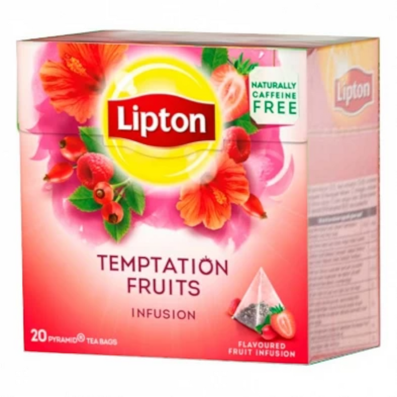 TEMPTATION FRUIT INFUSION LIPTON 20 BAG