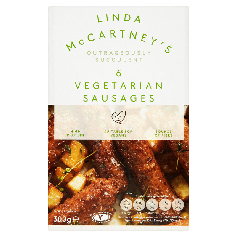 Linda McCartney's 6 Vegetarian Sausages 200g