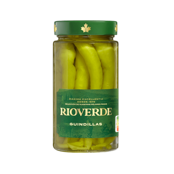 GREEN CHILLIES JAR RIOVERDE  300 G