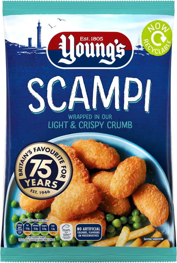 Young's Scampi 220g