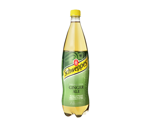 Schweppes Ginger Ale Bottle 1L