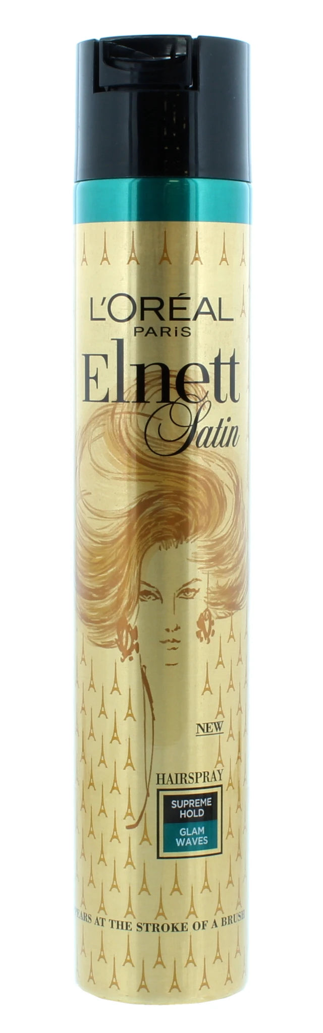 L'Oreal Elnett Glam Waves Hairspray Supreme Hold 400ml