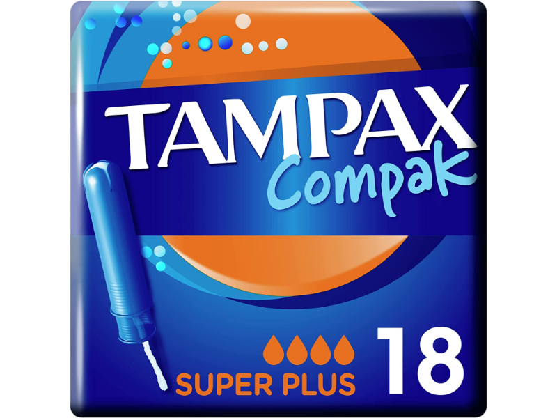 Tampax Compak Super Plus Tampon 18x