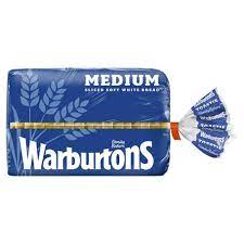 Warburtons Medium White Bread 800g