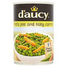 d'aucy Petit Pois & Baby Carrots 400g