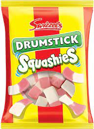 Swizzels Drumstick Squashies  Raspberry & Milk