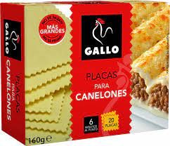 Gallo Placas para Canelones 160g