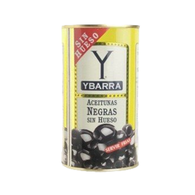 BLACK OLIVES CAN YBARRA 350 G