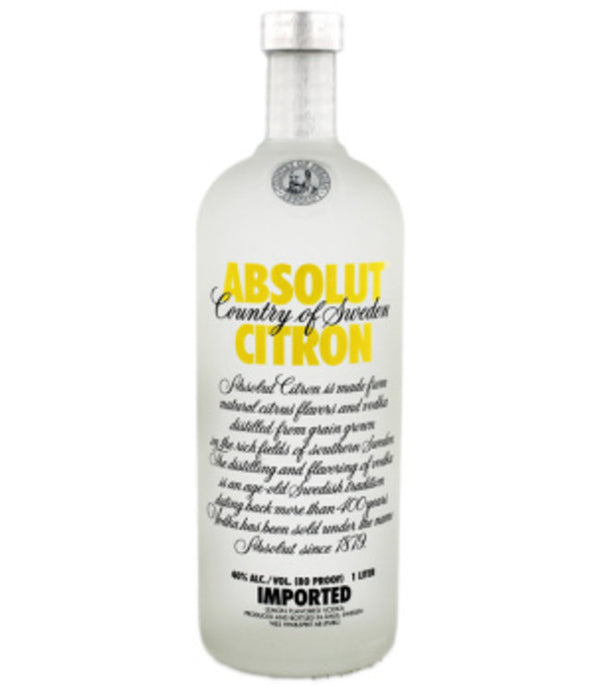 Absolut Citron Vodka 1L