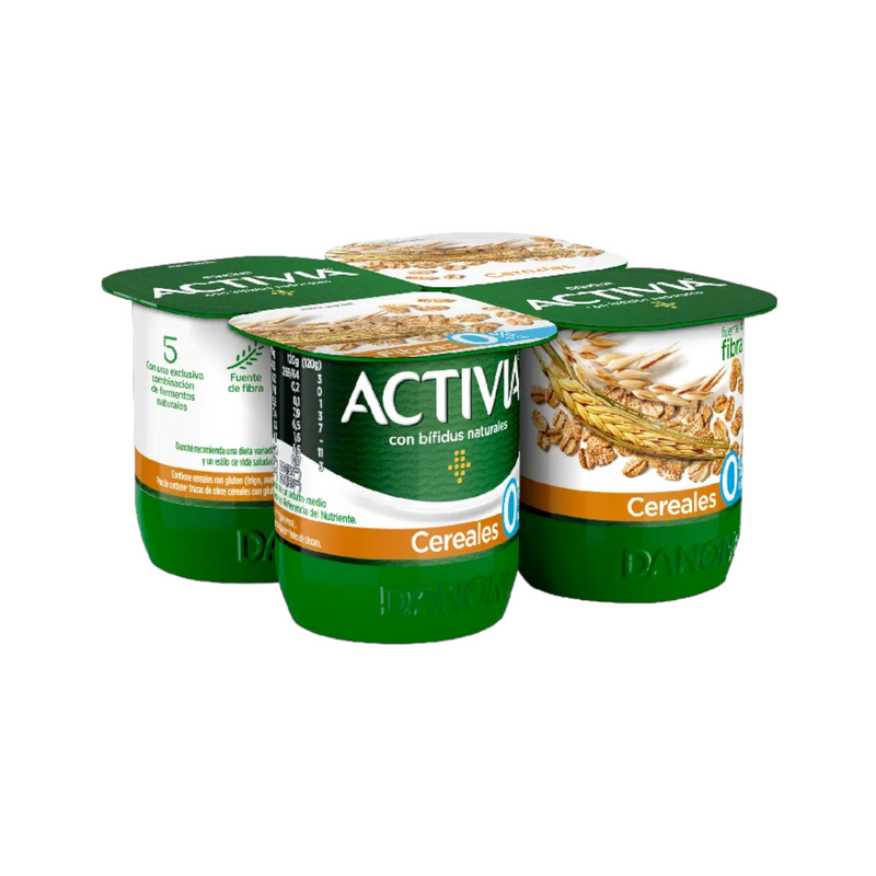 Activia Fibre/Cereal (zero) 4Pk