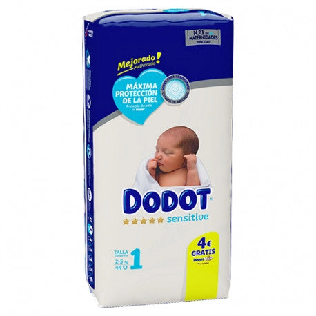 Dodot Sensitive Nappies Size 1 (44)