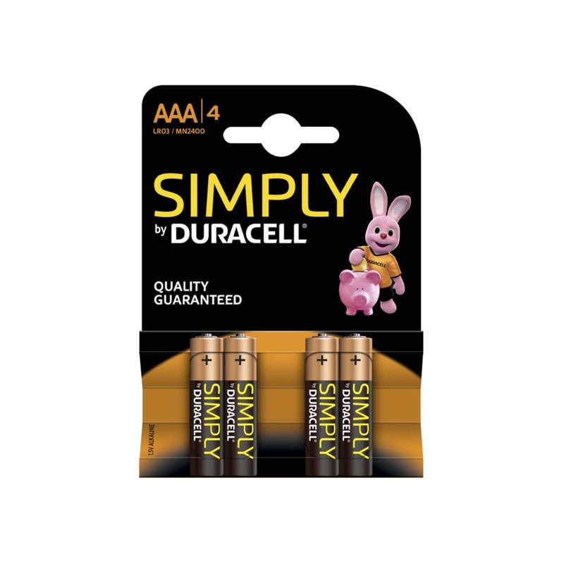 Duracell AAA Simply Batteries (4pk)