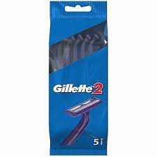 Gillette Mens 2 Blade Disposable Razors (5pk)