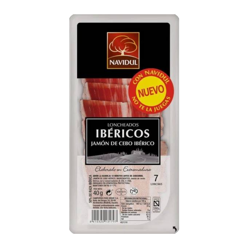 JAMON IBERICO NAVIDUL 170 G