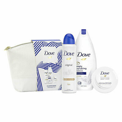 Dove Nourishing Beauty Wash Bag Set 4 Piece